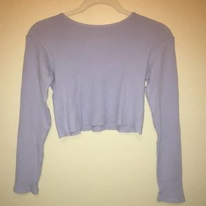 John Galt/Pacsun long sleeve crop top